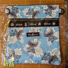 新品　JCB ディズニー・カードクラブ スティッチ サコッシュ　バッグ