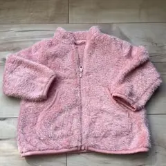 UNIQLO フリースジャケット 80cm ピンク
