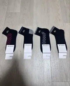 LACOSTE メンズソックス 4足セット アンクル丈 25cm-27cm