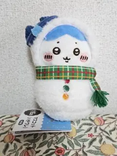 エニマイくじE賞 ハチワレ 雪だるまマスコット