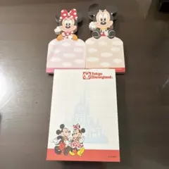 東京ディズニーランド ミッキー・ミニー メモ帳セット