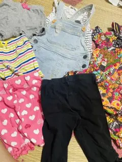ベビー服95cmセット❤️女の子8点まとめ売り❤️夏デニムトップスパンツセットアップ