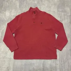 90s Ralph Lauren ラルフローレン　ハーフジップ　セーター　ニット