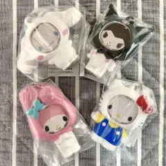 サンリオ フォトフレームマスコット コンプリート 4点 キティ ガチャ ②
