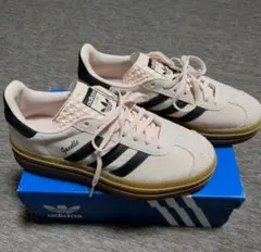 ADIDAS GAZELLE BOLD Wピンク 24.0　厚底