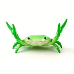 カニ型ペン立て、黄色、箱あり