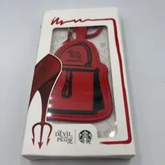 【海外限定】スターバックス　プラダを着た悪魔　鏡付きキーホルダー　レッドバッグのサムネイル