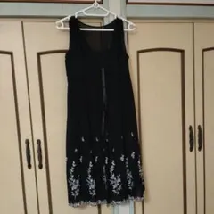 ドレス　ワンピース　ブライダル　結婚式　パーティー　お呼ばれ　謝恩会　ブラック