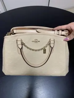 コーチショルダー、オフホワイト