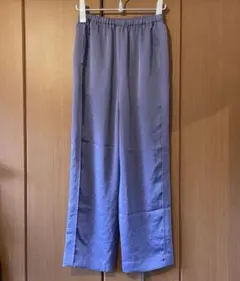 6(ROKU) NEW SATIN PANTS パンツ ラベンダー美品 36