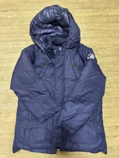 DOUBLE.B ダウン アウター 130cm ネイビー　フード付き