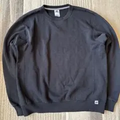 ラッセル アスレチック 黒 Lサイズ スウェット 00s 前v