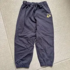 ショベルカー刺繍付き　ダークグレーのパンツ