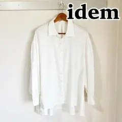 idem イデム　ホワイト長袖シャツ・ブラウスのサムネイル