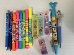 ディズニー ボールペン シャープペンシル 消しゴム まとめ売り