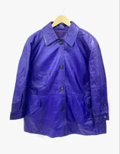 T04/106 Valentino ヴァレンティノ レザージャケットレザーコートのサムネイル