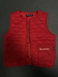 ムージョンジョン　ナイロン中綿キルトベスト