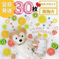 ハーフバースデー ハーフカットフルーツ 飾り ハーフフルーツ 人気 定番 衣装
