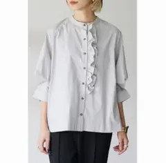 ぽわん袖 シャツ