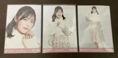 乃木坂46 柴田柚菜 2022 2月 ニットセットアップ 生写真 3種コンプ