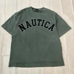 NAUTICA オリーブグリーン Tシャツ L