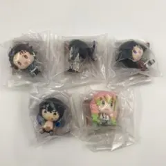 ★一番くじ 鬼滅の刃 姉の仇 F賞ちょこのっこフィギュア　5点セット