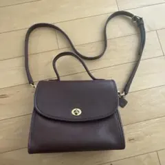 オールドコーチ レザー　2way マナーバッグ　ショルダーバッグUSA