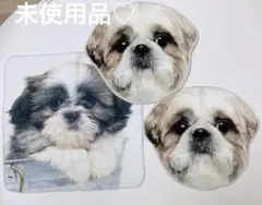 新品未使用　今治タオル　アニマルリアルモチーフタオル　犬　セット売りのサムネイル