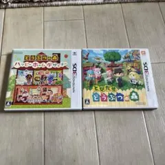 とびだせ どうぶつの森 & ハッピーホームデザイナー 2本セット