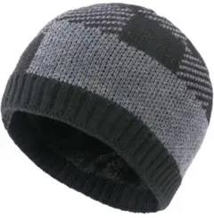 [freese] ニット帽 メンズ 防寒 裏起毛ボア 冬
