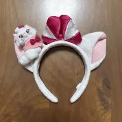 ディズニー マリーちゃん レア レトロ カチューシャ マスコット リボン