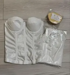 ホワイト コルセット ブライダルインナー