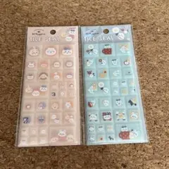 ちいかわ タイルシール ベージュ ブルー