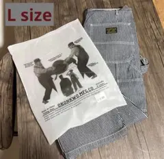 【新品】即完売品 再入荷‼️デニム　ヒッコリー ワークパンツ　アメカジ　Ｌのサムネイル