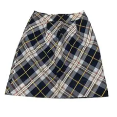 THE SCOTCH HOUSE チェック柄フレアスカート 38のサムネイル