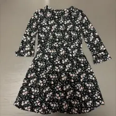 H&M 花柄 長袖 ワンピース US 6