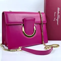 ✨超希少 美品✨ サルヴァトーレフェラガモ ガンチーニ チェーンバッグ