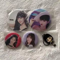 twice モモ 缶バッジ キーホルダー セット