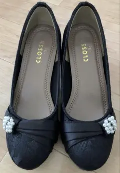 パール付きレースパンプス　セレモニー