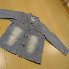 ANAP KIDS ストライプ デニムジャケット 130