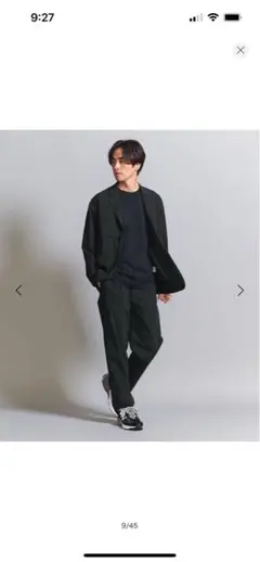 【極美品/b&y】360°マスター 上下セットアップ L