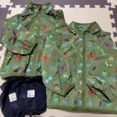 ぽん様　ウィンドブレーカー　インセクトコレクション　Mサイズ