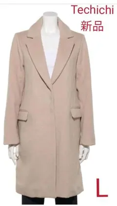Techichi チェスターコート サイズL カラーベージュ
