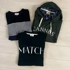 TK MIXPICE まとめ売り3点　Lサイズ　トップス　ロンT