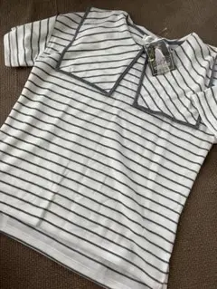 セーラー襟トップス　新品未使用タグ付き　Lサイズ