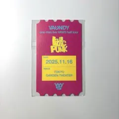 は*と様 Vaundy チケットカード　2枚セット 2026年最新】vaundy チケットの人気アイテム - メルカリ