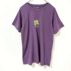 モンベル　紫 Tシャツ クローバー柄　シンプル　S