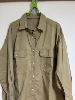 BAY FLOW ベイフロー　シャツ　コットンツイルBIGシャツ　長袖