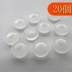 樹脂シリコンゴムカバー(イヤリング金具の万能ゴムカバー)20個