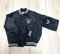 ChalkLine RaidersスタジャンブラックLサイズ 90sヴィンテージのサムネイル